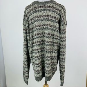 Vintage Munsingwear Striped Textured Sweater XL
